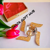 Wholesale Swastik Diya Stand Oil Lamp for Home Mandir Pooja Articles Decor Gifts, Diyas and Candles, Pooja Items, Christmas Gift